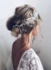 Vintage Crystal Headband Silver Rhinestone Elegant Bankett för brudhuvudbonad Tiara Wedding Headbonad Women Hair Accessories L230704
