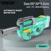 Sand Play Water Fun UNGH Gun Automatic Induction Absorbing Summer Electric HighTech Burst Beach Outdoor Fight Toys Gift 230617