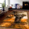 Carpets Personality Lion Tiger Pattern Living Room Carpet Home Bedroom Carpet Corridor Bathroom Anti-slip Mat Interior Door Mat Alfombra R230717