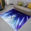 Carpets Forest and Lion Carpet Home Living Room Bedroom Animal Print Carpet Living Room Sofa Coffee Table Side Mat Anti-Slip Door Mat R230717