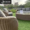 Obozowe meble na zewnątrz sofa na dziedziniec balkon rattan krzesło na zewnątrz wodoodporne