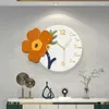 ウォールクロックモダンなデジタル時計デザインLEDラグジュアリーキッチンリビングルーム木製の明るいサイレントリロジェスデコレーションWWH35xp