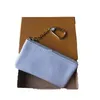 4 colorido bolsa -chave Damier Leather possui uma moda de alta qualidade Women Women Key Holder Purse Purse Small Leather Key Cartetas WGWGW8318154