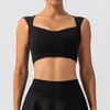 Kvinnors tankar myzyqg kvinnor yoga tennis väst med bröstkuddar bär löpande träning tight fitness tank topp snabbtorkande sportgymbh