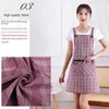 New Apron Kitchen Household Oil-proof and Anti-fouling Strap Zipper Pocket Cotton Apron Sleeveless Work Clothes for Women L230620