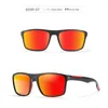 Sunglasses Brand KDEAM Fashion Men Classic Square Polarized Light Weight Outdoor Fishing Sport Eyewear Holiday Party Shades CE