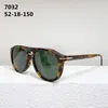 Solglasögon DB7032 Flip Men Fashion Acetate Luxury Original Solar Glasses Women Handgjorda vintage Retro -glasögon med förpackningar