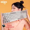 Klawiatury AIGO A100 Gaming Mechaniczna klawiatura 2.4G bezprzewodowa USB Type-C Pnered Blue Switch 100 Klawisz Łankowane klawiatura gracza 230715