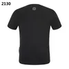 Camiseta de manga corta de verano #3021 Hip Hop moda hombres cuello redondo Fitness Casual Slim Tops PP hombres calaveras estampado algodón Streetwear camiseta PP2130