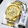 Wristwatches Selling Creative Fully Automatic Hollowed Out Luminous Large Dial Men's Quartz Watch Boyfriend Light Luxury Gift