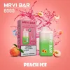 오리지널 퍼프 MRVI 바 8000 퍼프 퍼프 일회용 vape 펜 18ml 650mAh 충전식 vapes 일회용 퍼프 e 담배 무료 배송 증기