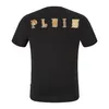 Phillip Plain Men Designer PP Skull Diamond T Shirt Shirt Dollar Dollar Bear Brand Tee O-Neck高品質の頭蓋骨TシャツTEES TOPS PP2126