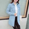 Frauen Blusen Lange Ärmel Jeans Shirts Frauen Oberbekleidung 2023 Frühling Herbst Koreanische Dünne Student Weibliche Casual Denim Jacke Outwear