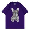 Mens Tshirts Tshirt Man Dog Print Korean Style Trend Hip Hop Overize Unisex Streetwear Shirt Cotton High Quality Tees Tops 230717