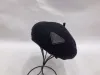 Nuevas boinas de diseñador de alta calidad de lujo triángulo clásico para mujer boina de cachemira sombreros casquette sombrero deportivo gorras unisex invierno cálido al aire libre gorra a prueba de viento