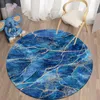 Carpets Modern light luxury round carpet abstract color psychedelic mystery starry sky art Deco carpet living room home decoration R230731