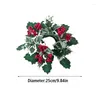 Dekorativa blommor Julprydnader Ljushållare Ljusstake Wreath Centerpiece Plants Home Decor Year Xmas Wedding