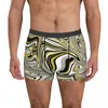 Underpants Cool Swirls Of Black Gold White Marbling Marbled Marble Pattern Panties Men's Underwear Shorts Boxer Briefs