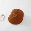 Nya Bear Kids Sun Hats snabbtorkade Autumn Summer Baby Baseball Caps Korean Justerbar barn HAT FÖR GIRLS POYS-Tillbehör 1-4Y