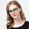 نظارة شمسية كلاسيكية جولة مكافحة الأزرق نظارات الضوء الإطار نساء oculos نظارات قوية