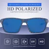 Óculos de sol polarizados esportivos quadrados para homens e mulheres, pesca, corrida, ciclismo, golfe, condução, óculos de sol Tr90 KA0510