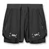 Herren Shorts Sommer Ym Quick Dry 2 In 1 Sorten Join Fitness Trainin Beac Sort Hosen Männliche Sport Workout Bottoms Casual Clotin