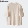 Damenblusen Sommerbluse für Frauen 2023 Blusas Mujer De Moda Häkelblumen Kurzarm Vintage Tops Chinesisches Temperamenthemd