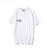 Projektant Essentail T Shirt Menwomen Shorts Essent T-shirt Casual Printed Sports Suit Essentia High Street Lose krótkie rękaw Essen T-shirty Białe czarne sh1qs 6 D0Y5