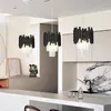 Lustres personnalité moderne luxe or lumière lustre en cristal salle à manger chambre chevet décoration lampes Bar café boutique