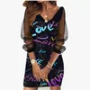 Robes décontractées Sequin maille femmes Robe été pull Midi taille douce dame basique jupe crayon mode col en V Robe moulante