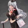 Anime Manga Awahara Shiori weiblicher Butler Bild Seidenstrümpfe Uniform sexy Mädchen Anime Action Charakter PVC Statue Modell Puppe Dekoration Spielzeug Geschenk L230717