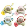 3D 장미 모양 꽃 에나멜 세라믹 커피 차와 접시 숟가락 고급 도자기 컵 크리에이티브 발렌타인 선물 디자인 280J