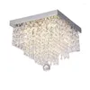 Plafoniere Modern Fashion Crystal Light Lampade a risparmio energetico LED Living Restaurant Lustre