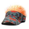 قبعات الكرة قبعة البيسبول Sunshade مع الشعر المسنن شعر شعر مستعار الرجال