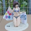 Tecknad figurer saenai hjältinna ingen sodatekata kato megumi 1/7 baddräkt ver pvc action figur sexig cut girl anime hentai modell dockor gåva leksaker