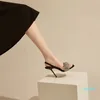 Designer Robe Chaussures Sandales Mode Diamant Stiletto Femmes Été Femmes Talons Hauts