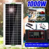 Batterie 1000W Pannello solare 12V Cella 10A100A Controller per telefono RV Car MP3 PAD Caricabatterie Alimentazione batteria esterna 230715