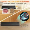 Vacuum Sealer Machine, -60Kpa Automatic Vacuum Air Sealing System, Dry & Moist Food Preservation Modes With Water Slot, Built-in Cutter Starter Kit