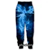 Calça Masculina Phechion Masculina/Feminina Phoenix Impressa em 3D Moda Casual Masculina Calças Longas Esportivas Soltas F85