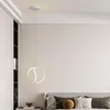 Chandeliers Bedroom Bedside Chandelier Creative Adjustable Living Room Background Wall Light Modern Minimalist Restaurant