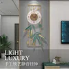 Horloges murales montre numérique silencieuse luxe minimaliste grand métal Art mains mécanisme Relojes Murale Design de maison