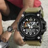 腕時計Skmei s Shock Men Sports Watches Big Dial Quartz Digital Watch for Luxury Brand Led Military Waterproof Menリストウォッチ230716