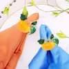 Table Napkin 2pcs Rings Creative Durable Practical Decorate Metal Ring For Banquet Party Dinner Wedding Birthday