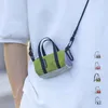 Borsa da sera Mini Borse Cerniera Piccola signora Borsa a tracolla in pelle PU a quadri Borsa a tracolla casual Mezza luna Hobos Borsa con patta avvolgitore 230717