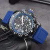 ファッションフルブランドの腕時計男性男性スタイルの多機能シリコンバンドQuartz ClockBR 11