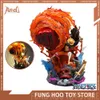 Anime manga 23cm Tek Parça Figürleri GK Luffy Gear 3 Anime Figürleri LED Işık Figürin PVC Model Bebek Oda Dekorasyon Oyuncakları Hediyeler L230717