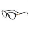 Lunettes de soleil œil de chat lunettes de lecture femmes Vintage Anti lumière bleue hommes optique Prescription lunettes cadre femme rouge noir lunettes