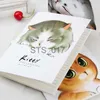 Anteckningar Anteckningar 1PC Cat Time A5 Notebook Student Notepad Soft Copy Book Weekly Planner Notepad med Paillettes Office School Supplies Stationery X0715