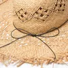 ワイドブリム帽子女性のための大きなラフィアストローアウトボウサマービーチキャップレディースアウトドアホリデー保護サンハットベラノ