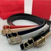 Luxury Designer Belt Classic Gold Letter Belts For Women Designers Vintage Pin Buckle Lady Belts 6colors Width 2.3cm Size 95-115cm